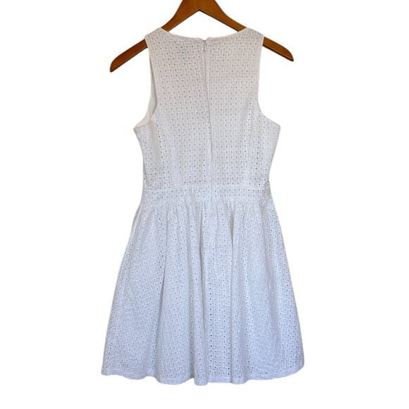 Not For Sale GAP Dress Women 6 White Eyelet‎ Graduation Spring Church - Picture 6 of 7